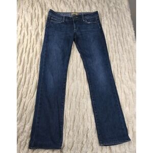 Paige Blue Heights Bootcut Jeans Womens 29 Medium Wash Stretch Denim
